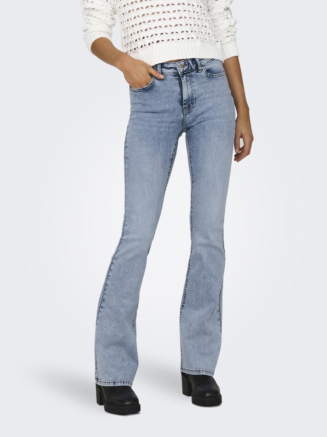 ONLBLUSH MW Flared Jeans - TAI864