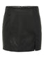 ONLLENI Faux Leather Skirt - Sort