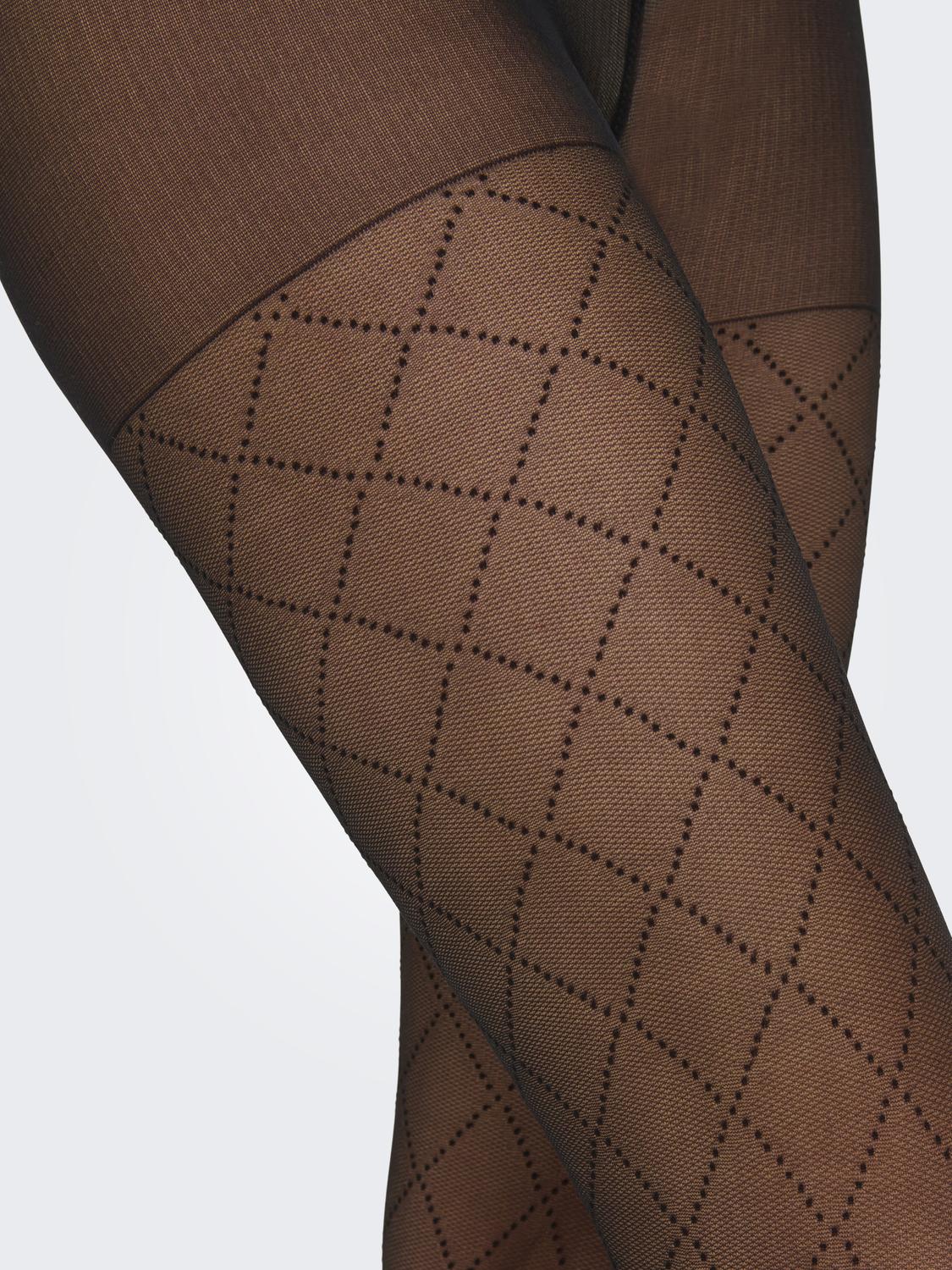 PGSIA CHECK Tights - Sort