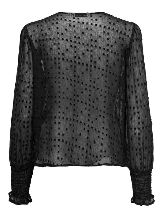 ONLELEANOR L/S Top - Sort