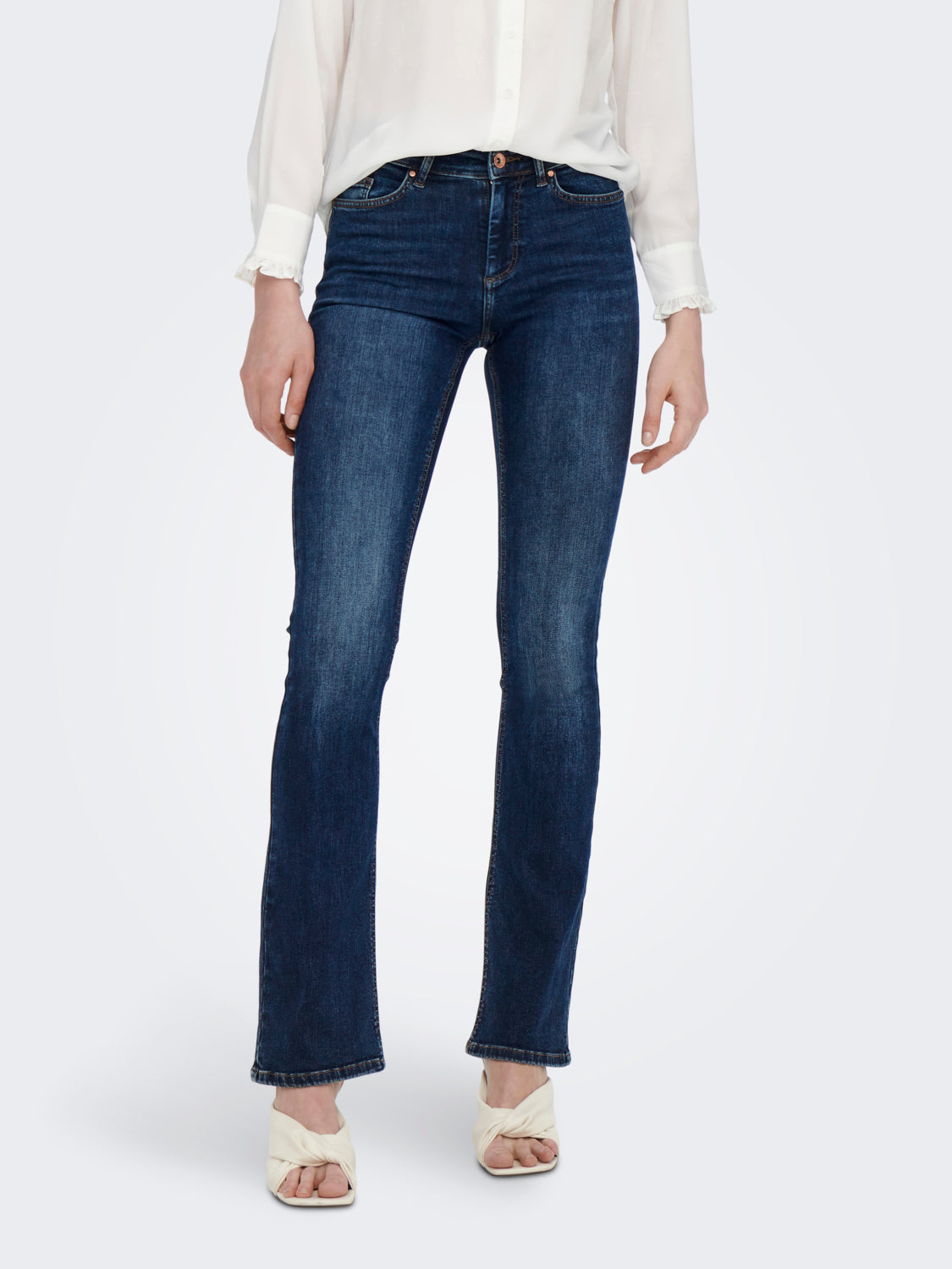 ONLBLUSH MW Flared Jeans - TAI021