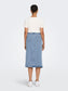 ONLBIANCA Denim Midi Skirt - Blå