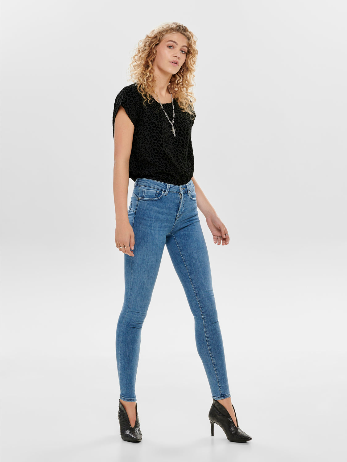 ONLPOWER Jeans - Lyseblå denim
