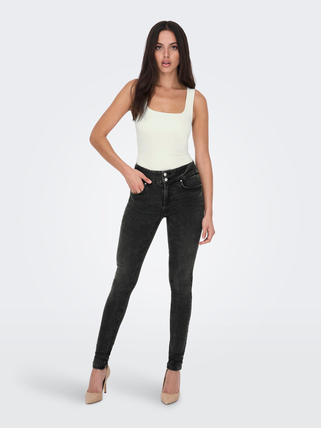 ONLEA 2-Way Top - Hvit