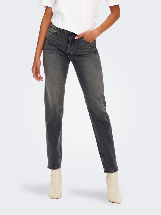 ONLEMILY HW Straight Jeans - CRO614