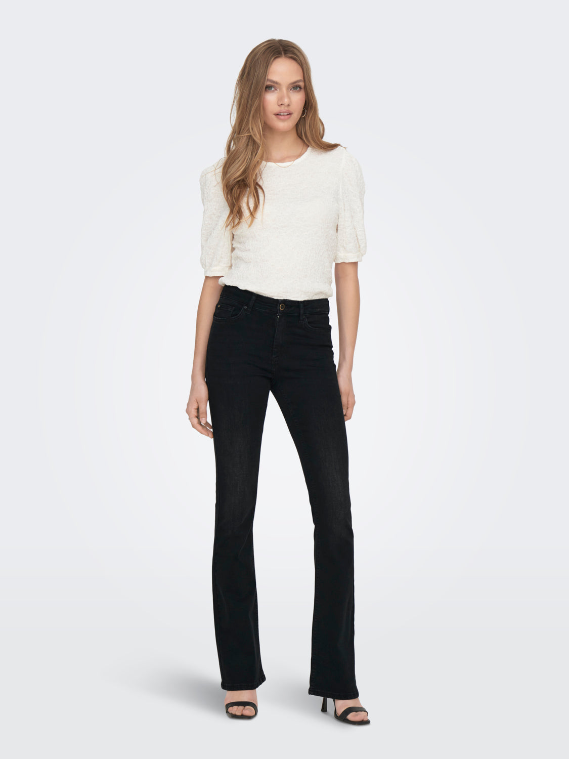 ONLBLUSH MW Flared Jeans - TAI1099