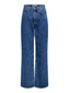 ONLHOPE EX HW Wide Rhinestone Jeans - Blå