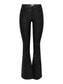 ONLBLUSH MW Flared Coated Pants - Sort