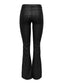 ONLBLUSH MW Flared Coated Pants - Sort