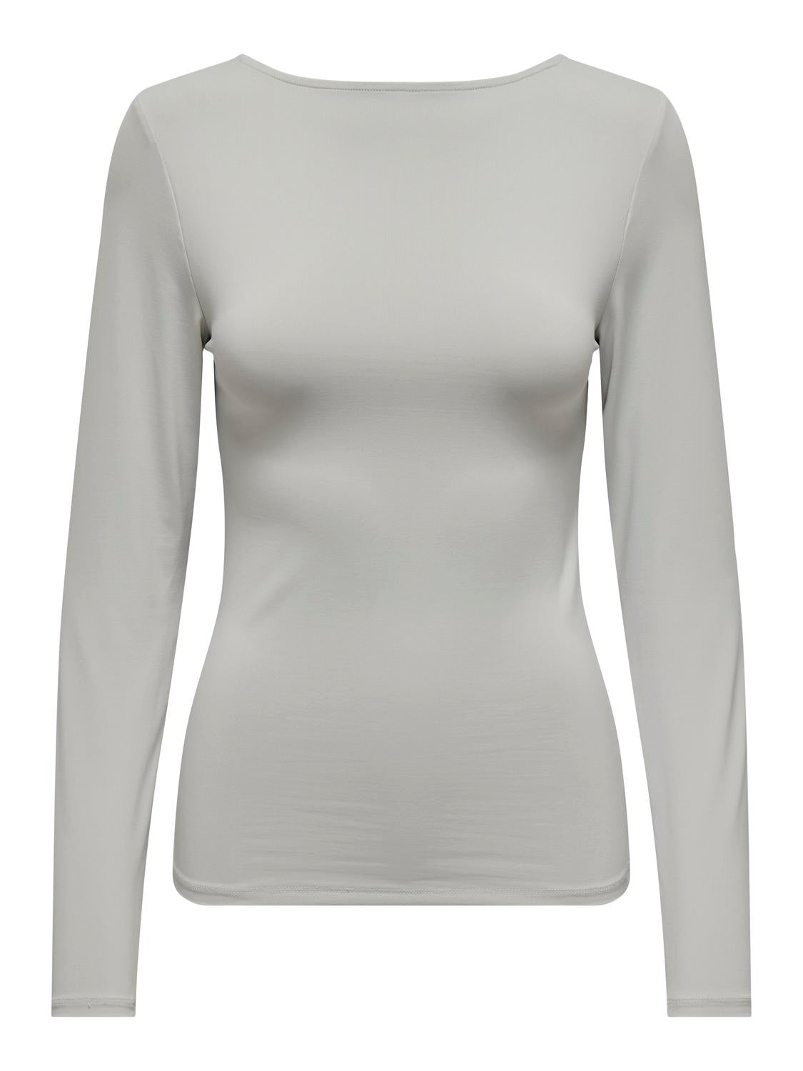 ONLEA 2-Way L/S Top - Grå